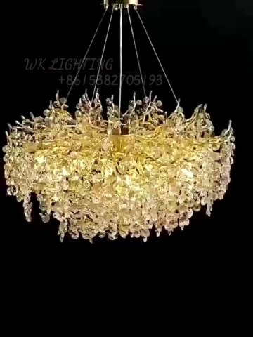 Modern Crystal Chandeliers for Foyer and Living Room Lighting1