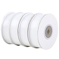 Sustainable White Organza Ribbon 7/8\" 100 Yards for Hoodie Decoration1