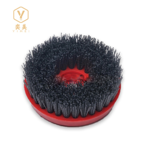 Qianshan Yimei Trade Co., Ltd lança escova de limpeza de base vermelha premium com materiais de filamento multitipo, incluindo PBT, PP, abrasivos e cerdas de nylon