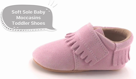 Soft Sole Baby Moccasins Toddler Shoes