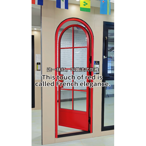 פראנצויזיש סטיל גלאז מאַך טיר פּלאַן