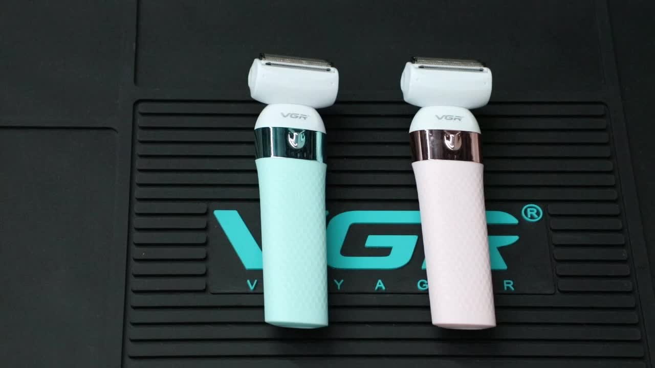 VGR V-729 2 σε 1Cordless Hair Trimmer Set Razor Professional Electric Body Shaver Lady Epilator για τις Γυναίκες1