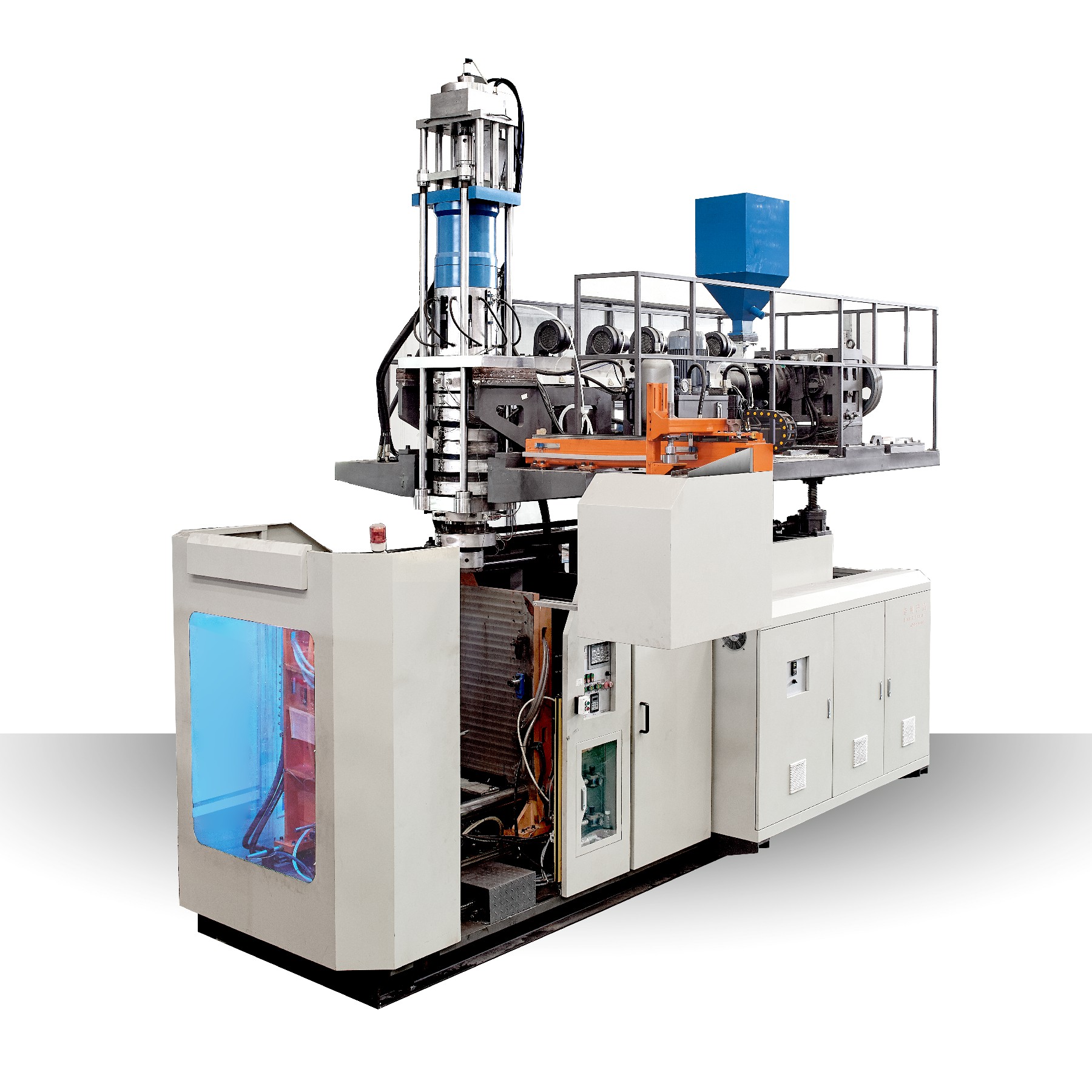 Accumulator extrusion blow molding machine