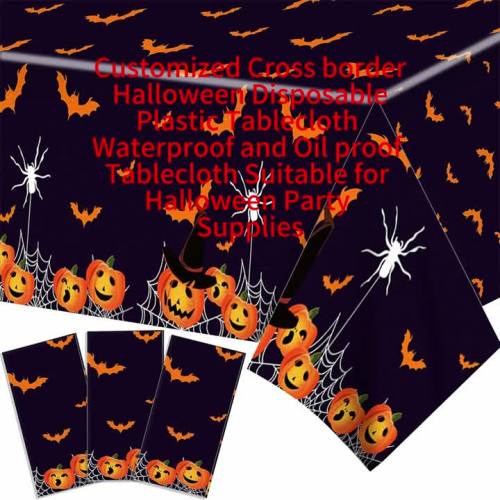 Față de masă din plastic de unică folosință de Halloween