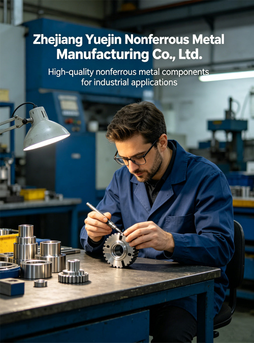 Componentes mecanizados de metales no ferrosos de alta precisión