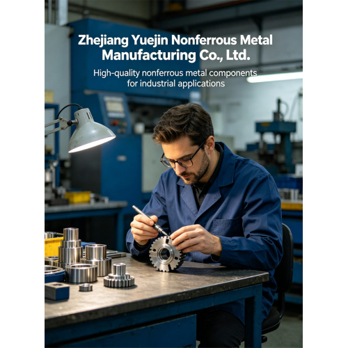 Componentes mecanizados de metales no ferrosos de alta precisión