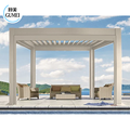 Customized Waterproof Louver Roof Electric Gazebo Garden Aluminium Pergola1