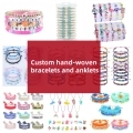Bohemian Summer Ocean-Themed Accessory Set: Cute Starfish, Turtle, and Dolphin Bracelets with Colorful Beads for Women1