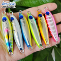 MISTER JIGGING Saltwater Fishing Lure - 40g/55g/75g Chrome Slow Metal Jig Lure for Pesca1
