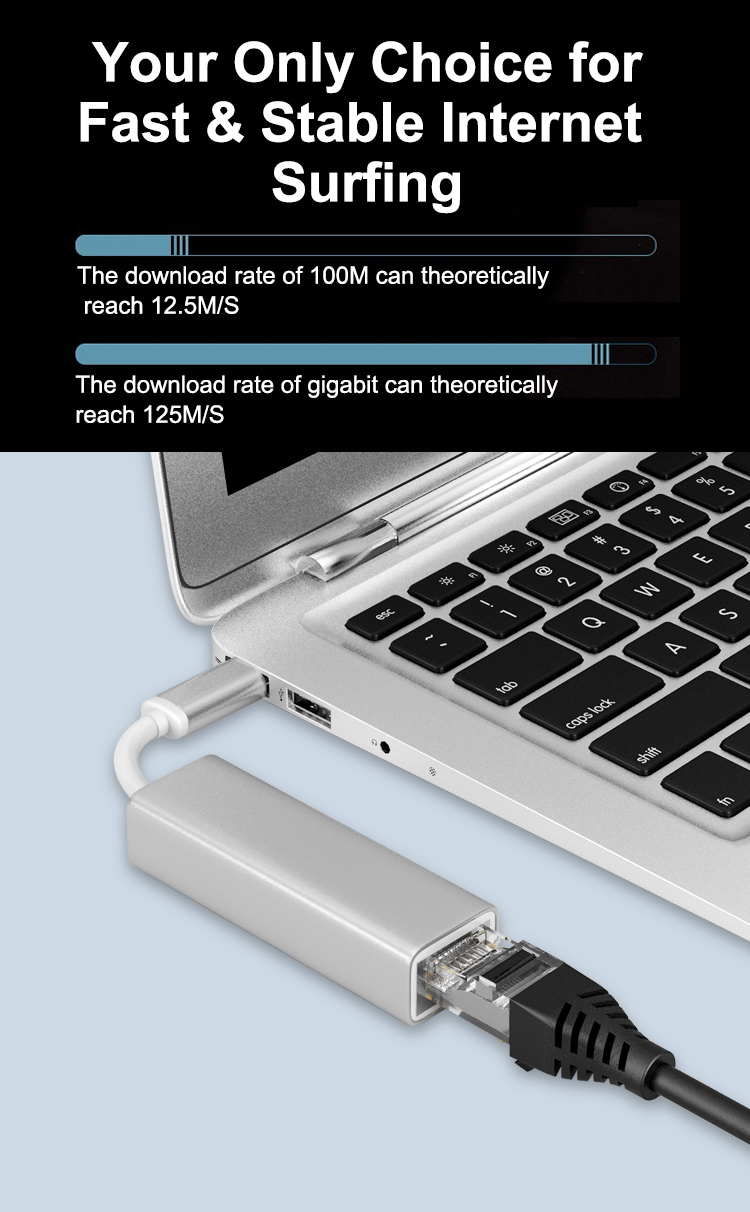 Network Adapter USB 3.1 to Gigabit Ethernet