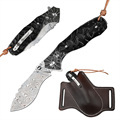 High-Quality 110-Layer Damascus Pocket Knife - Tactical EDC for Survival and Camping1
