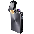 USB Rechargeable Dual Flameless Plasma Arc Lighter with Indicator1