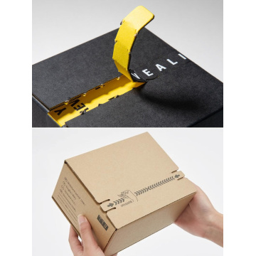 Caja con Tira de Corte Incorporada | Diseño innovador de caja desprendible