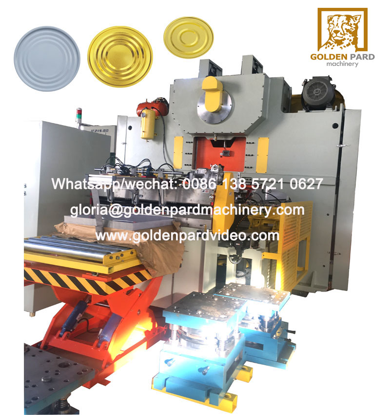 Chemial paint can bucket lid production line