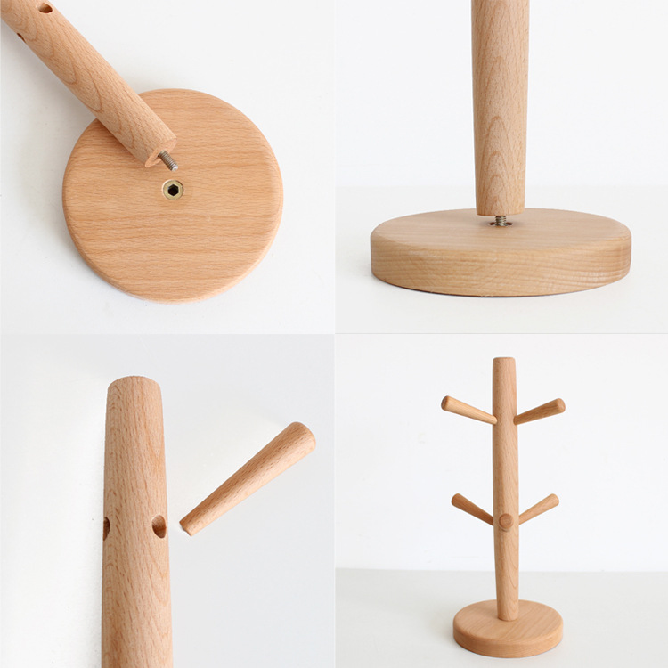 Bamboo Cup Display Stand