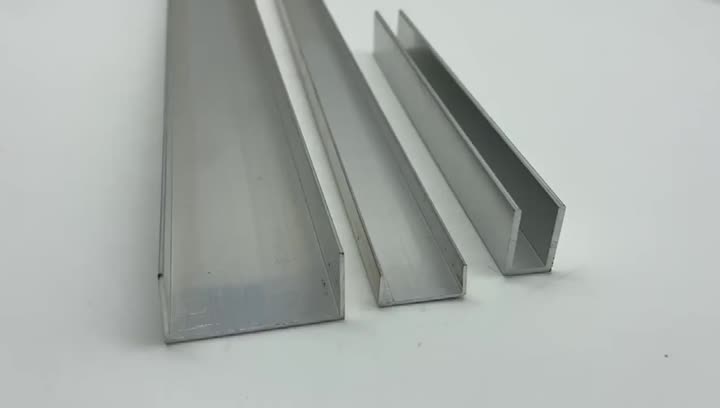 saluran penyemperitan aluminium u