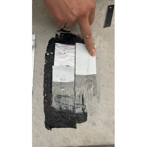 Adhesive test of aluminum foil tape