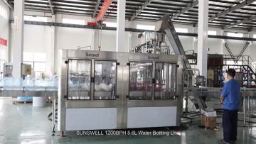 1200BPH 5.6L water filling machine