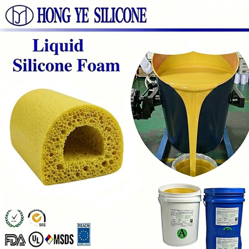Fórmula de espuma de silicone líquido Hong Ye para vedação industrial global