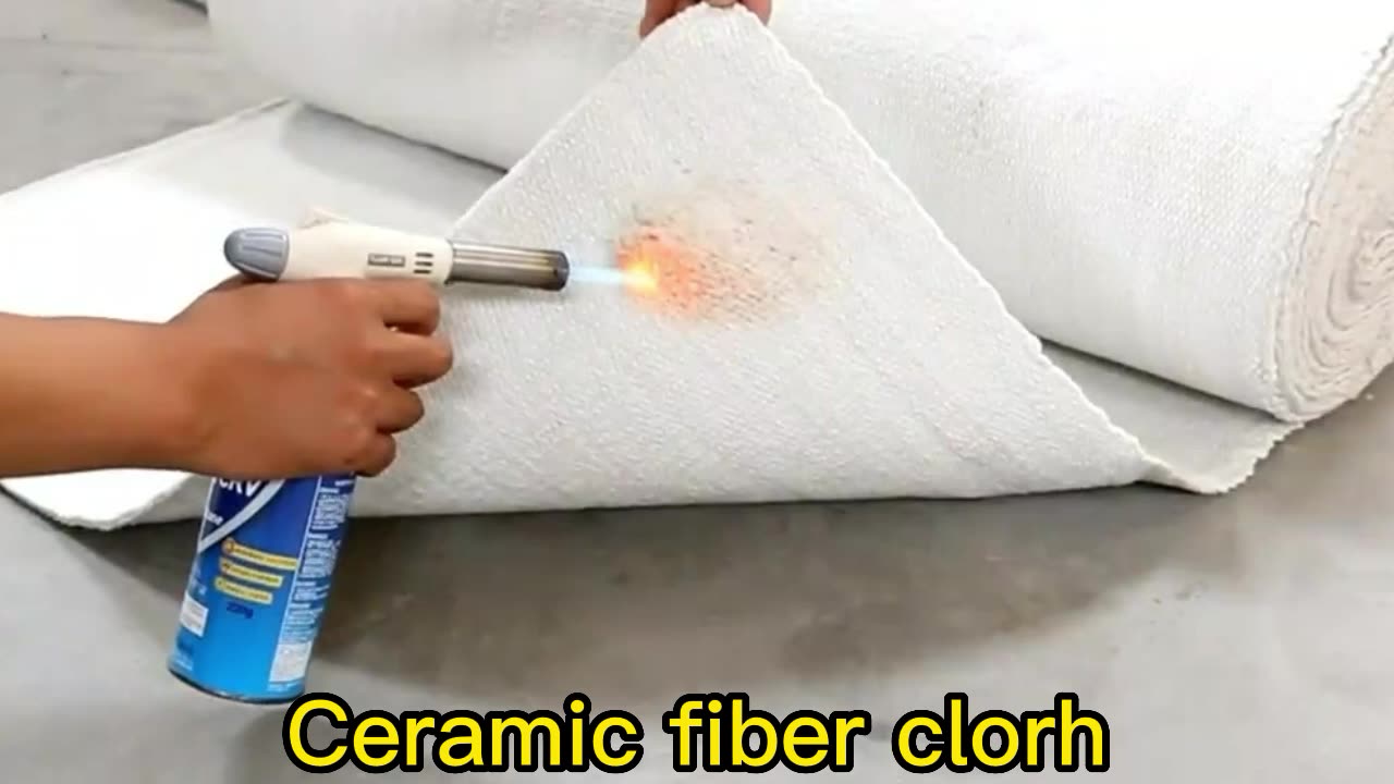 Manufacture High Temp  Fire Refractory Heat Insulation Ceramic Fiber Cloth1