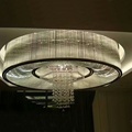 Modern Large Luxury Living Room Stainless Steel Round Metal K9 Crystal Chandelier1