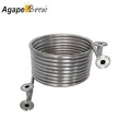 304 Stainless Steel 9 Meters Counter Flow Beer Brewing Chiller1