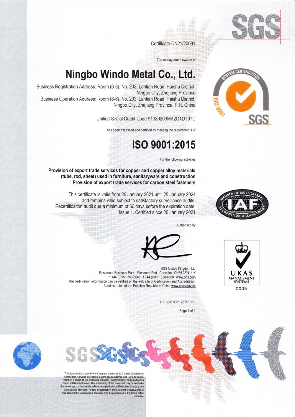 ISO 9001:2015