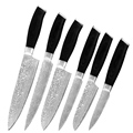 3.5/5/7/8 Inch Steel Knives for Kitchen and Restaurant Use - Damascus Stainless Steel Santoku Knife1