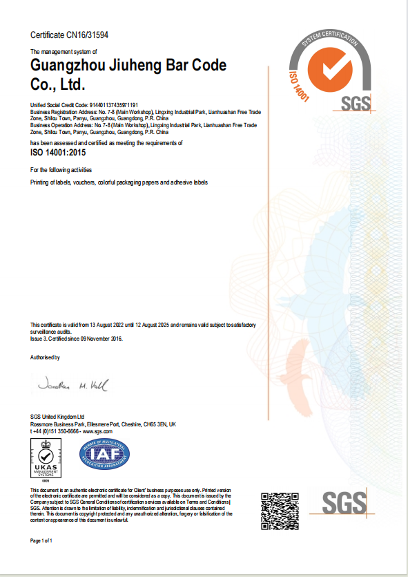 ISO 14001:2015