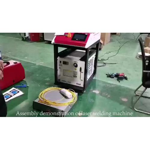 Exibição de peças de substituição da máquina de soldagem a laser