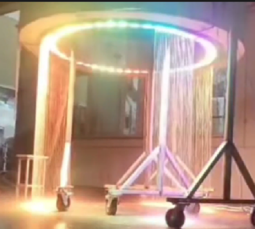 Digital water curtain show