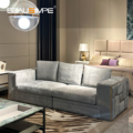 Banayad na Luxury Style Mataas na Kalidad Italian Modern Design Muwebles Itakda ang Tunay na Balat na Frosted Leather Living Room silid -tulugan SOFA1