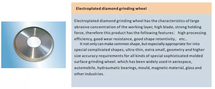 China Fabrik 9 Zoll Schleif galvanisierte Diamant / Cbn Schleifscheibe zum Schleifen von Hartmetall