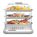 Wholesale 3-Layer 34L 800W Electric Food Steamer1