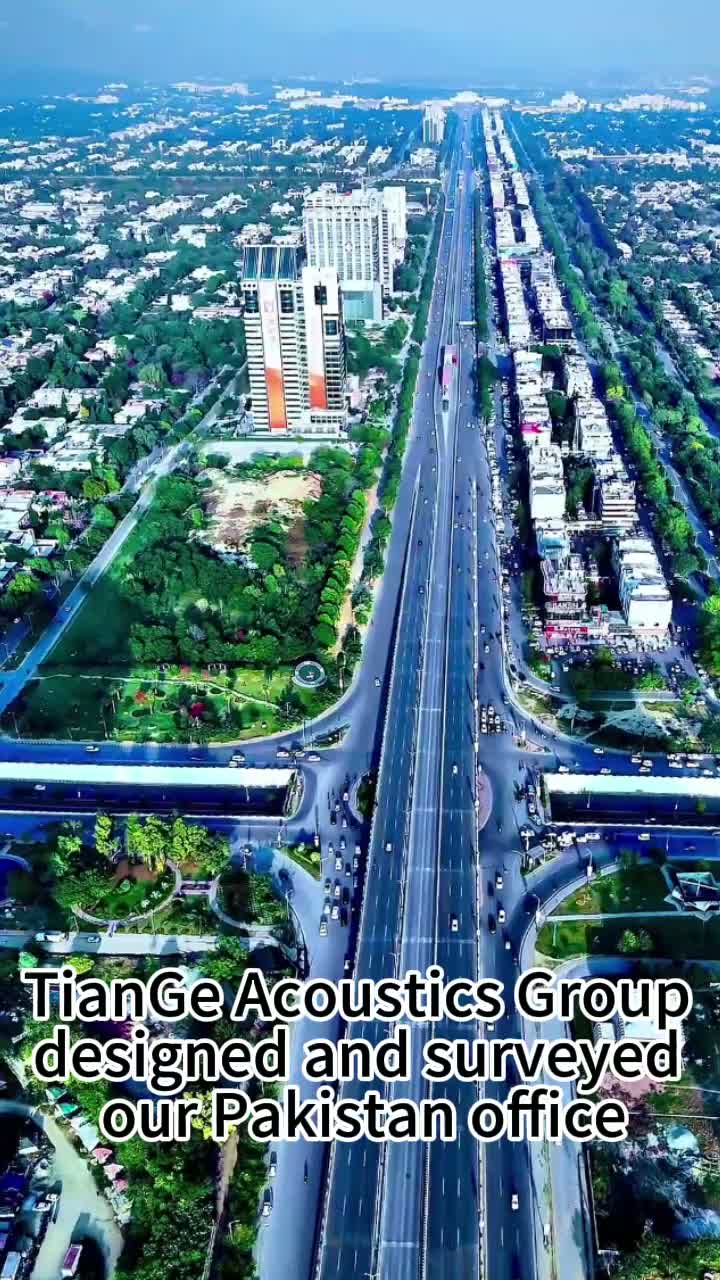 O TianGe Acoustics Group projetou e pesquisou nosso escritório no Paquistão