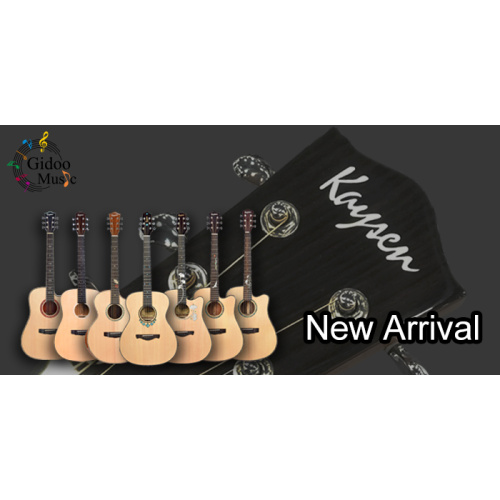 Ny ankomst-Kaysen Solod Wood Acoustic Guitar