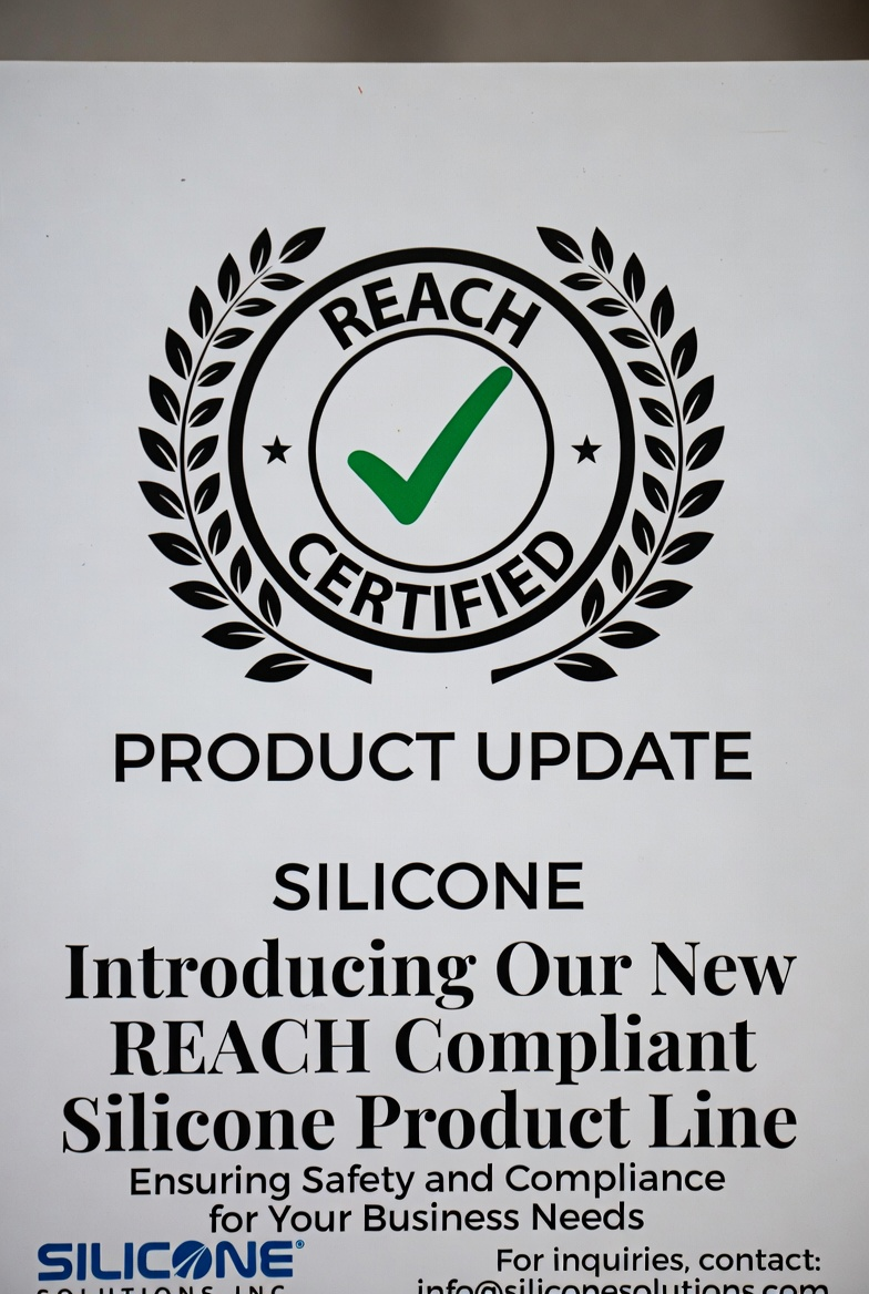 Silicone material with renewed REACH certificates by 2025