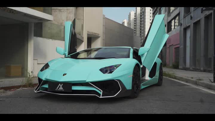 Gloss Tiffany Blue Car Wrap