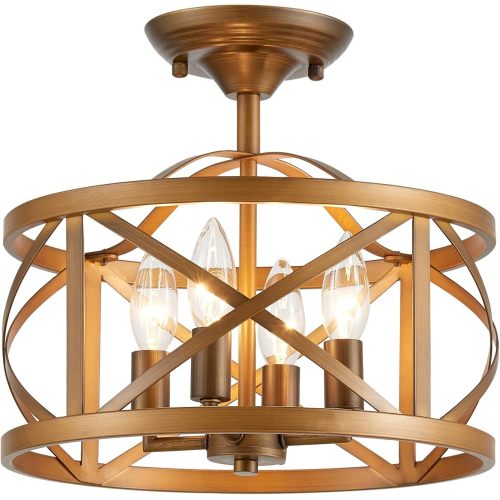 Vintage Cage Pendant Lights - Custom Sizes for Home & Commercial Use