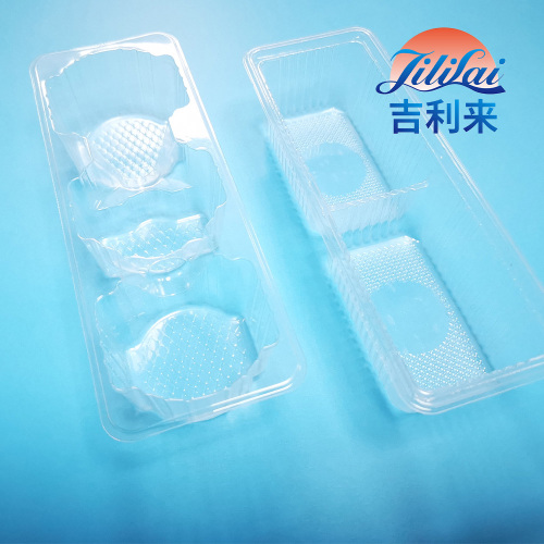Jililai lanza bandejas de alimentos en blíster desechables de PET transparente para envases de repostería y refrigerios