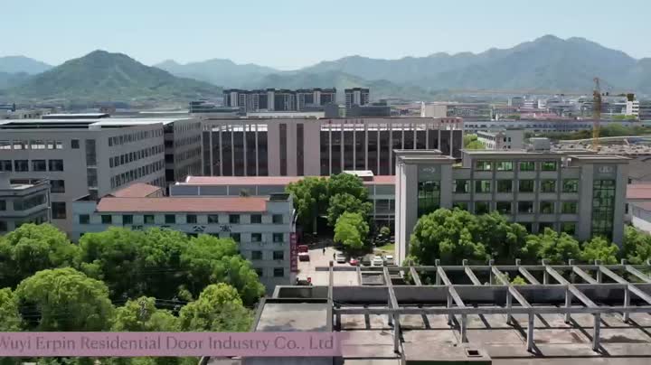 Industria de puertas residenciales de Wuyi Erpin | Puertas de aluminio de primera calidad y puertas de entrada a villas de lujo
