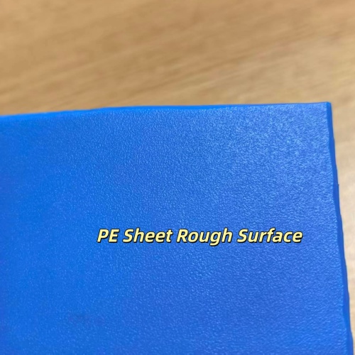Otros procesos para crear una superficie rugosa de lámina de PE