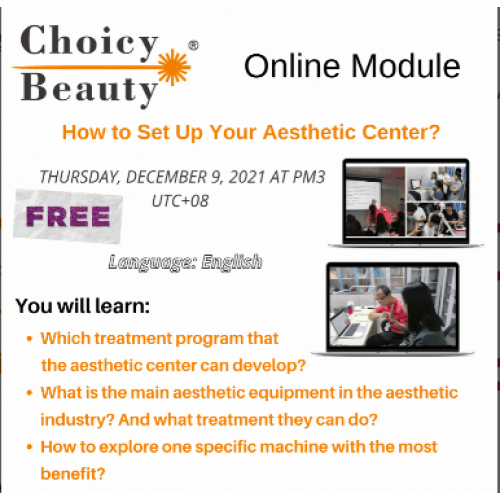 FREE!!! How to Set Up Your Own Aesthetic Center | Choicy Beauty- a beauty machine supplier