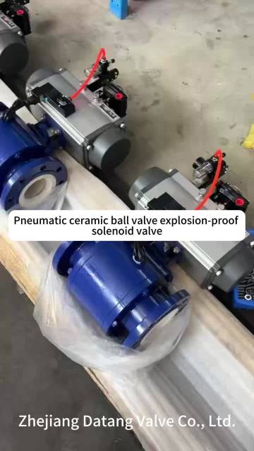 Explosion-Proof Solenoid Valve Matching Pneumatic Ceramic Ball Valve
