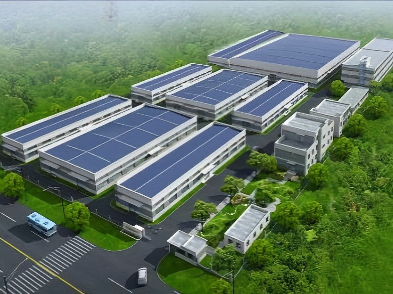 Panoramic view of the factory