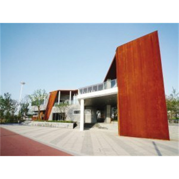 The application of weathering steel sculpture in World Expo