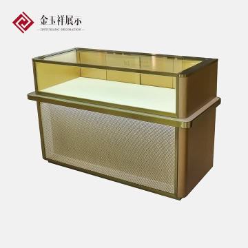 Gold Jewelry Display Cabinet