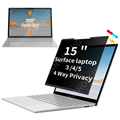 360 Degree Anti Spy Anti Peep Privacy Filter for Surface Laptop 151
