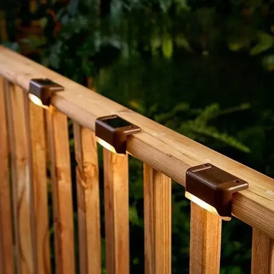 Outdoor Solar Deck Lights Waterproof LED Steps Fences Courtyards Terraces and Passages Light1