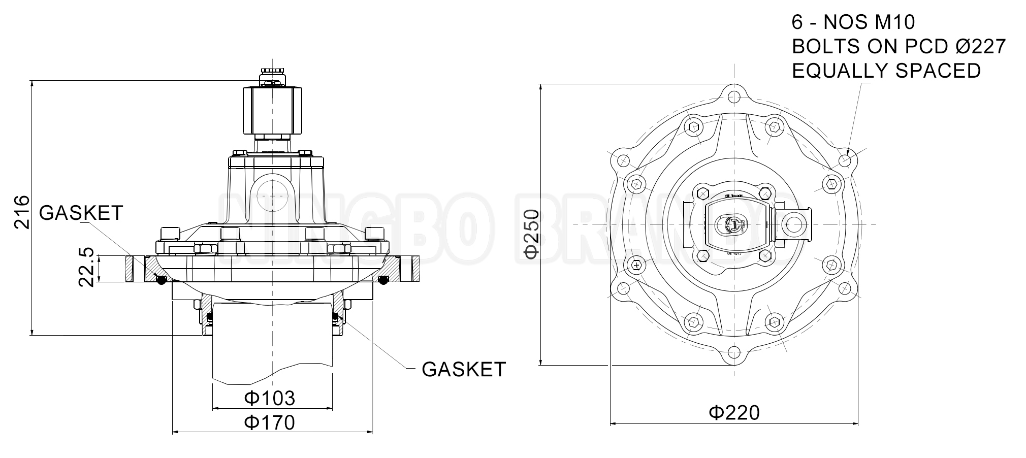 SCR353G235 Dimension-LOGO